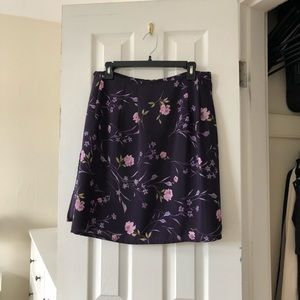 Vintage • Floral Adjustable Wrap Skirt